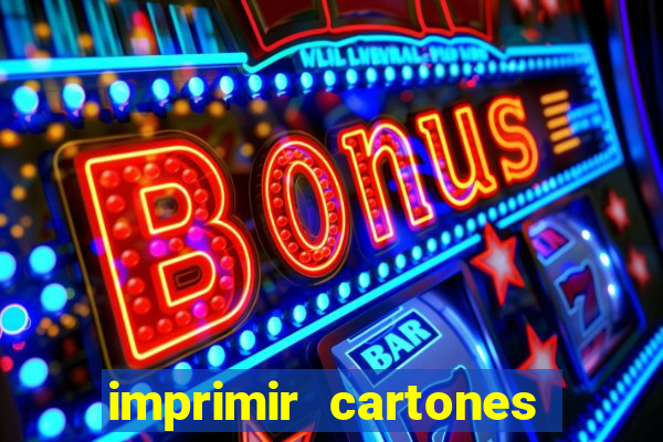 imprimir cartones de bingo